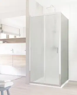 Sprchovacie kúty Mereo Lima pevný diel k pivotovým a dvojdielnym zasúvacím dverám, 100x190 cm, sklo Point CK10302K