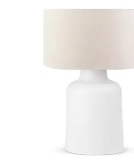 Lampy  Stolná lampa AYD 1xE27/60W/230V béžová/biela 780SGN1911