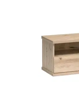 TV stolíky CAROLYN C7 televízny stolík, dub artisan