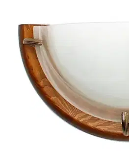 Stropná svetla Stropné svietidlo plafond 1/2 1X60W dub DUNA