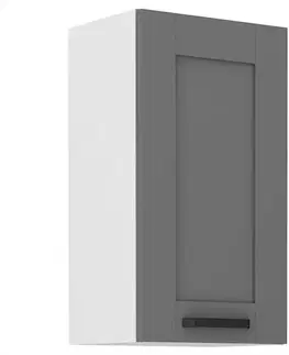 Kuchynské skrinky visiace Kuchynská skrinka Luna dustgrey/biela 40G-72 1F