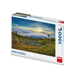 1000 dielikov Dino Toys Puzzle Pohľad z Ještědu 1000 Dino