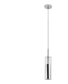 Svietidlá Rabalux 72046 - Luster na lanku KALEVI 1xGU10/50W/230V číra/chróm 72046