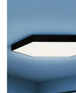 Svietidlá  LED Stropné svietidlo LED/240W/230V 3000/4000/6500K pr. 120 cm čierna CL7334