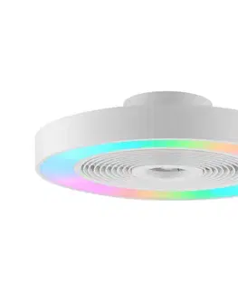 Ventilátory Brilliant - LED RGBW Stropné svietidlo s látorom CATANIA LED/37W/230V biele + diaľkové ovládanie G81205/05