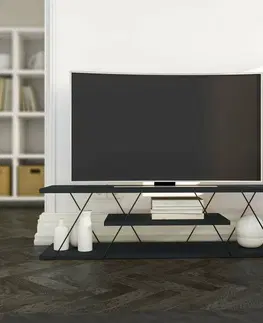 Konferenčné stolíky Televízny stolík Canaz Anthracite and Grey
