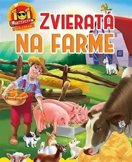 Nalepovačky, vystrihovačky, skladačky 101 Zvieratá na farme