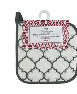 Bytový textil Kuchynská chňapka PAST tmavosivá