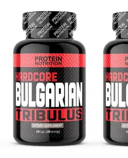 Anabolizéry a NO doplnky 1+1 Zadarmo: Hardcore Bulgarian Tribulus - Protein Nutrition 100 kaps. + 100 kaps.