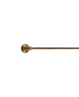 Svietidlá RAV Slezák MKA0701/65SM - Nástenný vešiak MORAVA RETRO 65 cm stará mosadz MKA0701/65SM