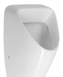 Pisoáre SAPHO - SCHWARN keramický urinál, zadný prívod, zadný odpad, biela 201.701.4
