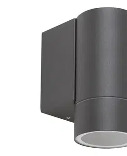 Záhradné lampy Rabalux 8118 - Vonkajšie nástenné svietidlo PHOENIX 1xGU10/10W/230V IP54 šedá  8118