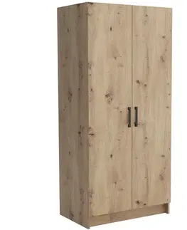 Šatníkové skrine Skriňa Pino 2 artisan