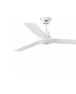 Ventilátory FARO Barcelona FARO 33005 - Stropný látor ECO INDUS pr. 120 cm biela 33005