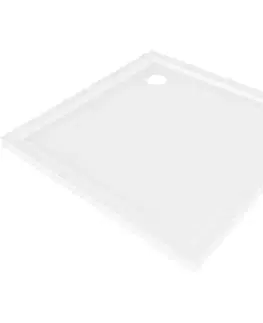 Vane MEXEN - Flow Sprchová vanička štvorcová slim 95 x 95, biela lesk 46S109595
