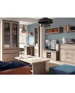 Obývacie steny KONDELA Norty obývacia izba dub sonoma
