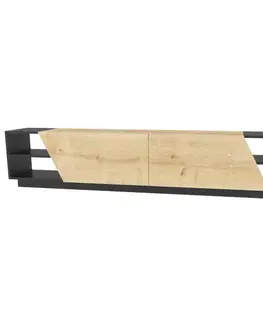 TV stolíky TV stolík Rhodes - Anthracite, Oak