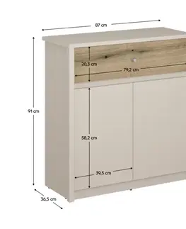 Komody Komoda KAROS 2D1S Tempo Kondela