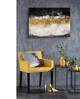 Obrazy Plátno maľba Black&Gold Impression