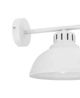 Svietidlá  Nástenná lampa SVEN 1xE27/15W/230V biela 9044