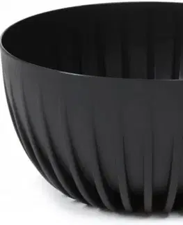 Kvetináče a truhlíky Kinekus Kvetináč plastový, priemer 300mm MIRA, čierny, výška 156mm