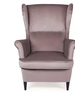 Moderné kreslá Kreslo Royal Bluvel 91/venge