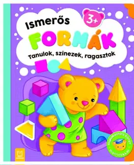 Nalepovačky, vystrihovačky, skladačky Tanulok, színezek, ragasztok - Ismerős formák - Sylwia Kajdana