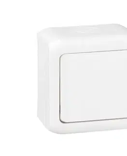 Predlžovacie káble Legrand - Nástenný jednopólový vypínač č. 1 FORIX IP44 biela 782360
