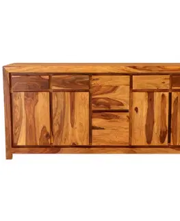 Komody Komoda Tara 200x90x45 indický masív palisander