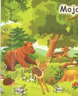 Nalepovačky, vystrihovačky, skladačky Moja prvá knižka - Les - tvorivá maľovanka pre najmenších