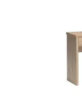Stoly a stolíky CAROLYN 18 toaletný stolík, dub artisan