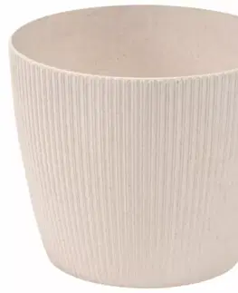 Záhrada Obal na kvety Magnolia Jumper Eco 14x11 cm biely