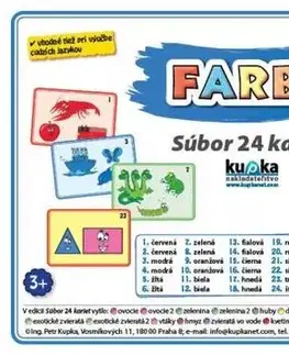 Učebnice pre ZŠ - ostatné Súbor 24 kariet - farby - Petr Kupka