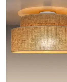 Svietidlá  Stropné svietidlo BOHO 1xE27/60W/230V pr. 40 cm béžová 0681
