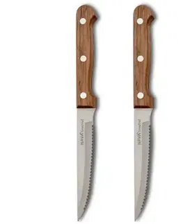 Dekorácie a bytové doplnky 2x nôž na steaky Terrestrial 21,5 cm