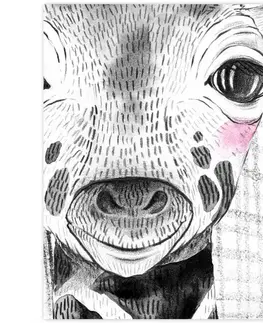 Obrazy do detskej izby Obraz do detskej izby - Dekorácia so žirafou