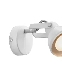 Svietidlá Nordlux - Nástenné bodové svietidlo ASLAK 1xGU10/35W/230V biela 45721001