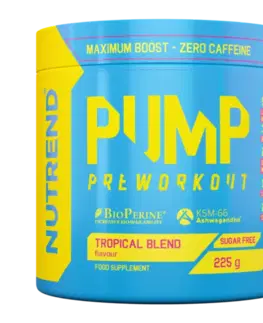 Pre-workouty Nutrend Pre-Workout PUMP tropical blend
