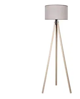 Lampy  - Stojacia lampa 1xE27/60W/230V pr. 44 cm béžová AS0463+DU82634
