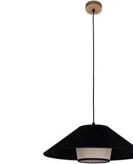 Svietidlá  16890174 - Závesný luster na lanku AMIGO 1xE27/60W/230V dub 16890174
