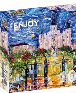 1000 dielikov Enjoy Puzzle Jacksonovo námestie, New Orleans 1000 Enjoy