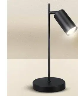 Lampy BRILAGI - Stolná lampa SELE 1xGU10/30W/230V čierna WO-TL03-OEM