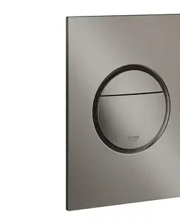 Svietidlá GROHE 37601AL0 - Splachovacie tlačidlo NOVA COSMOPOLITAN S 130 × 172 mm grafit 37601AL0
