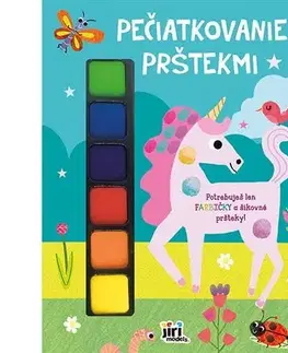 Pre deti a mládež - ostatné Pečiatkovanie prstíkmi - Jednorožec