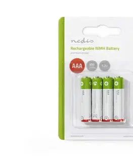 Predlžovacie káble  BANM9HR034B - 4 ks Nabíjacia batéria AAA Ni-MH/1.2V/950mAh BANM9HR034B