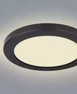 Moderné lampy do obývačky Stropná Lampa 12379-18B LED 18W D22 Čierna PL1