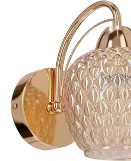 Svietidlá  Nástenná lampa TOBIAS 1xE27/40W/230V rose gold 21-35233