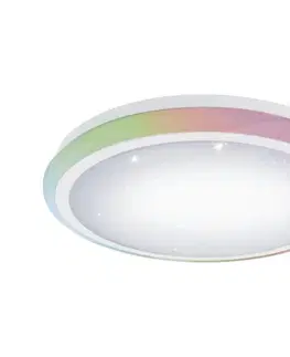 Svietidlá Eglo 79512 - LED RGB stmievané stropné svietidlo LIPARI LED/24W/230V + diaľkové ovládanie 79512