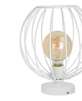 Lampy  Stolná lampa MERCURE 1xE27/15W/230V biela B-1388/1 WT