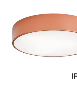Svietidlá  Kúpeľňové stropné svietidlo so snímačom CLEO 3xE27/24W/230V pr. 40 cm medené IP54 5907623600165